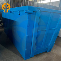 Nouvelle benne de collecte de déchets de construction avec logo Heavy Company pour la gestion des déchets