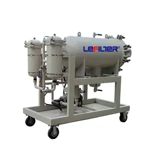 truck mining lubricating oil purifier machine to coalescence dehydrated waste oil filter unit