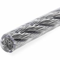 Câble en acier non allié recouvert de plastique SOLITE, norme GB, fabriqué en Chine, pour corde à linge, support de serre, usage domestique et extérieur