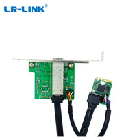 Tarjeta de Red de Fibra Óptica Ethernet SFP de 1 Puerto y 1G, LR-LINK LRES2212PF-SFP, M.2 A+E Key, 1*SFP