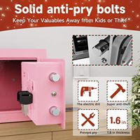 CEQSAFE Digital Security Mini Safe Edelstahl Schließfach für Geld Home Office Hotel