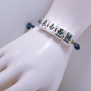 BEE101 Design originale gioielli in argento braccialetto tessuto a mano corda con semplice colore macinazione catenaria fatta a mano per il regalo - Product Image 5