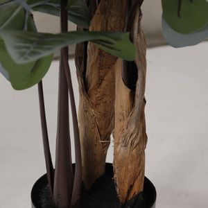 Plante artificielle en pot Taro Arc-en-ciel Dream Castle, grande plante d'intérieur, décoration de salon, verdure au sol - Product Image 4