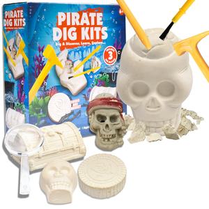 Kit de creuser de trésors de Pirate pour les enfants, excellent Kit scientifique de tige, cadeau pour les amateurs de pallontologie et d'astronomie de tout âge - Product Image 2