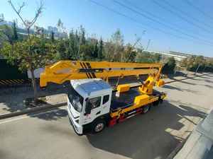 Plataforma elevadora de brazo articulado plegable con control remoto pequeño de 22 m, vehículo de trabajo de gran altitud del fabricante chino Xindongfeng, precio. - Product Image 5