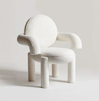 Fauteuil en laine bouclée Teddy Accent Recliner Chaise Lounge Velvet Leisure Sofa Chair Fauteuil