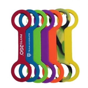 Sangle de transport extensible en silicone personnalisée pour bouteille d'eau, idéale pour les activités de plein air et les voyages minimalistes - Product Image 6