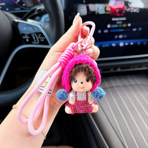 <span class=keywords><strong>Kawaii</strong></span> Bar प्यारा bar Rinnestone पोशाक के साथ 3 डी गुड़िया कीचेन, महिलाओं के लिए आकर्षक कार कीरिंग - Product Image 3
