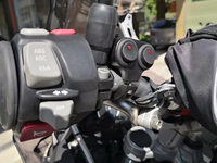 Interrupteurs de moto 22 mm à monter sur le guidon, pour phare, clignotant, frein, antibrouillard, marche/arrêt, en alliage d'aluminium avec voyant lumineux