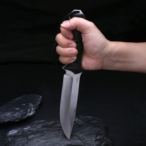 High Quality Stainless Steel Fixed Blade Knife for Outdoor Hunting DIY Grade with <b>Engineering</b> <b>Plastic</b> Handle - Product Image 3