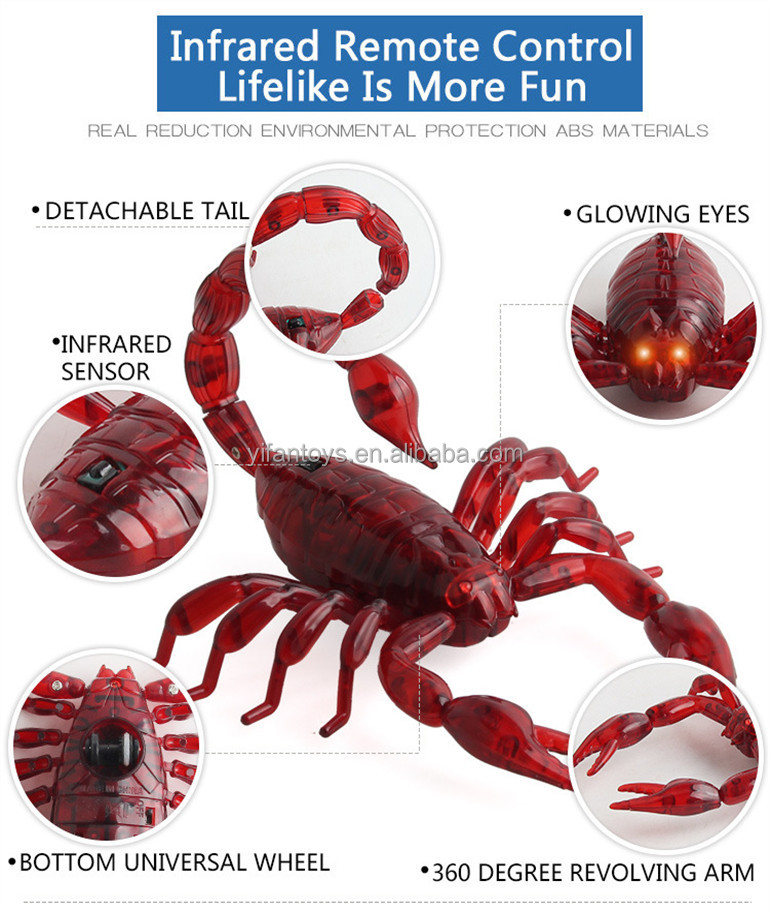 Scorpion Télécommandé Infrarouge – Modèle De Simulation – Jouet Enfant