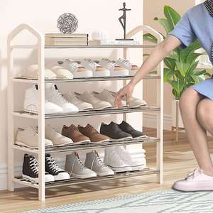Simple <b>shoe</b> rack, multi-layer <b>shoe</b> cabinet for home use, student dormitory, small <b>storage</b> rack for living room - Product Image 3