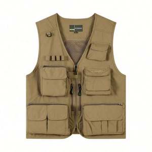 Chaleco Multibolsillos para Hombre, Estilo Moderno, Chaleco de Pesca con Spandex para Escalada, Pesca, Camping, Senderismo y Fotografía - Product Image 3