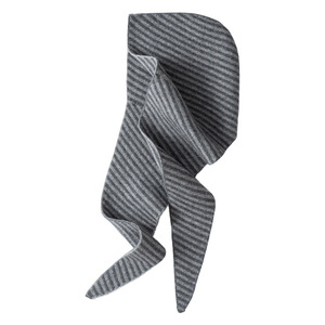 <span class=keywords><strong>Chapeau</strong></span> et Écharpe Tout-en-Un en Cachemire pour <span class=keywords><strong>Femme</strong></span>, Style Coréen, Motif Rayé, Chaud pour l'Automne et l'Hiver, Châle à Capuche Polyvalent pour l'Extérieur - Product Image 5