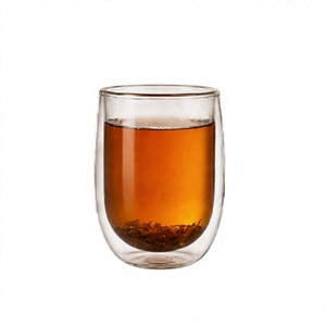 Verres isothermes à double paroi en borosilicate 430 ml, sans plomb, pour café et whisky, en gros - Product Image 2