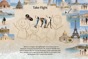 Mini 3 RC, Dron de Video 4K HDR Plegable de Plástico para Principiantes <span class=keywords><strong>con</strong></span> <span class=keywords><strong>Cámara</strong></span>, Grabación Vertical Real, Mayor Duración de la Batería - Product Image 2