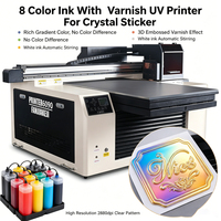 Impresora UV FunJar 6090, Impresora Plana con Efecto 3D para Impresión de Etiquetas y Adhesivos Metálicos