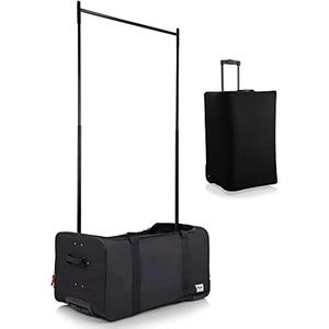 Free Sample Large Capacity Foldable Nylon Portable Eco-Friendly Travel <b>Luggage</b> Bag Closet <b>Trolley</b> Dance Bag Garment Rack - Product Image 4