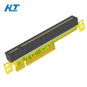 Extensor convertidor de adaptador de tarjeta vertical PCI-E <span class=keywords><strong>8X</strong></span> a 16X compatible con tarjetas 1X-16X 16 GB/s contactos chapados en oro Stock para escritorio/servidor - Product Image 1