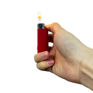 Encendedor de Plástico Bi C Clásico y Eléctrico, Resistente al Viento, con Piedra de Encendido, para Cigarrillos y Barbacoa, para Camping y Regalos - Product Image 5