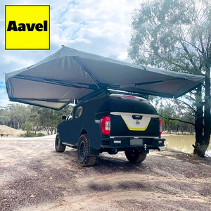 Auvent de camping pratique à 270 degrés, 6 bras, 270 degrés, côté flamme de voiture, 270 degrés, 180 degrés, auvent de camping-car pour l'intimité, tente de lit, <span class=keywords><strong>Bundaberg</strong></span> - Product Image 1