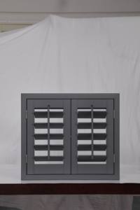 Volets en <span class=keywords><strong>PVC</strong></span> prêts à l'emploi pour <span class=keywords><strong>baie</strong></span> vitrée, installation facile, lames en bois véritable, volets à persiennes en bois, volets plantation - Product Image 6