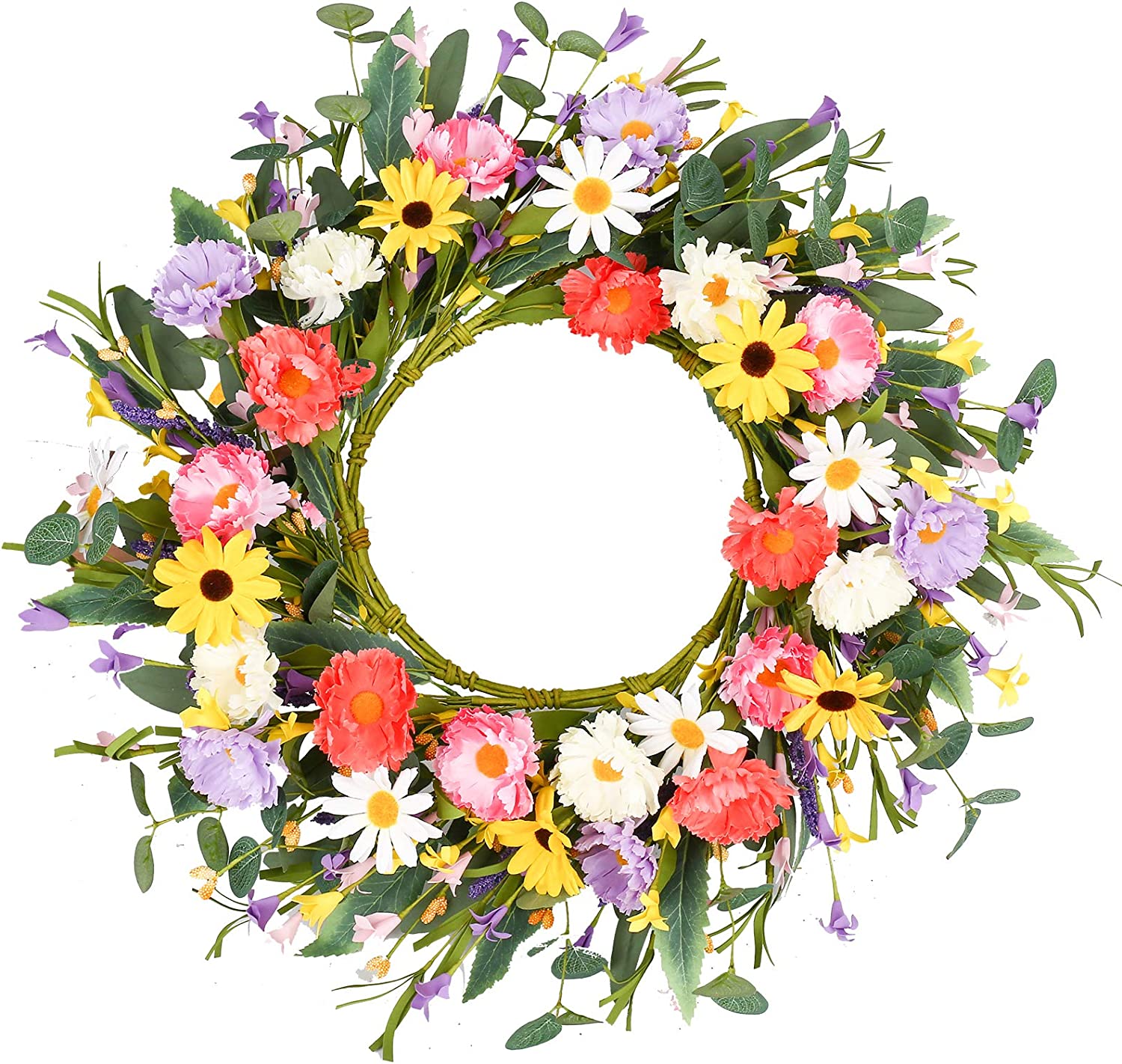 daisy wreath
