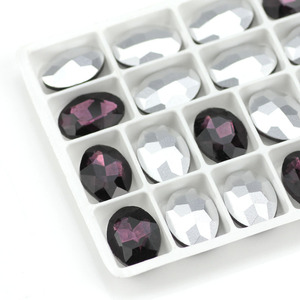 Selina Cristales Brillantes Ovalados con Reverso Puntiagudo, Piedras de Cristal Sueltas Ecológicas 3D, No Requieren Calor, para Arte de Uñas y Decoración Festiva, Manualidades DIY - Product Image 5