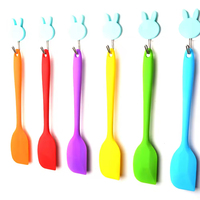 Spatule en silicone de qualité alimentaire, antiadhésive, résistante à la chaleur, ustensile de cuisson, spatule pour gâteau, glaçage, biscuits, ensemble de spatules