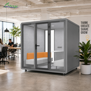 Cabine de jardin intérieure préfabriquée pour 8 personnes cabine de jardin insonorisée pour le bureau et la réunion. - Product Image 1
