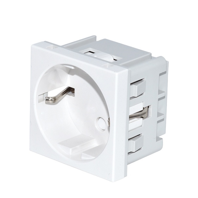 Germany Socket Outlet EU Schuko Socket Floor AC Power Socket Easy Install 250V 16A 45*45mm XJY-QB-57K