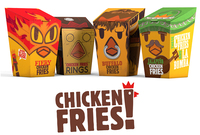 Boîte d'emballage en papier jetable personnalisée pour poisson et frites Boîte de poulet frit emballée pour fast-food à emporter