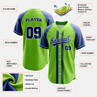 Camiseta de Béisbol Personalizada al por Mayor, Uniforme de Equipo, Transpirable, con Botones, Camisa Deportiva, Logotipo, Nombre y Número Personalizados, Fabricante OEM