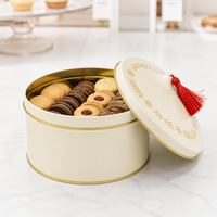 Boîte à thé ovale personnalisée imprimée pour biscuits, chocolats, bonbons, emballage alimentaire avec couvercle, vente en gros, fabrication OEM sur commande