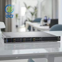Dells EMC poweb dge R260 R360 Xeon E-2414/16G/1T Sata/600W 1U raf sunucusu web bilgisayar için internet veri depolama sunucusu