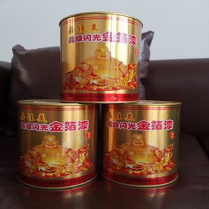 优质800克金漆喷漆橱柜木栅栏工艺品墙漆家具金箔漆银 - Product Image 6