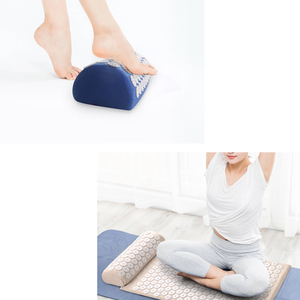 Coussins de massage de yoga avec de grands points de contact pour un meilleur massage du cou, du dos et des pieds, coussins de massage domestiques de couleur violette - Product Image 6