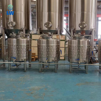 Réservoir de fermentation de brassage de bière en acier inoxydable 500l 1000l 2000l 304 316