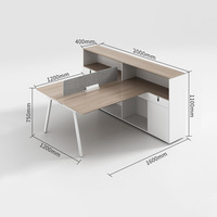 M&W Meubles de bureau en bois modernes en gros, table de direction, bureau de manager