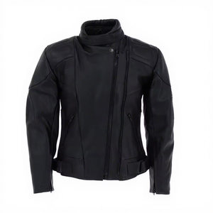Wholesale Custom Mens Leather Motorcycle Jacket Padded Armored Biker Riding <b>Coat</b> Black Racing Sport Jacket Windproof Outerwear - Product Image 1