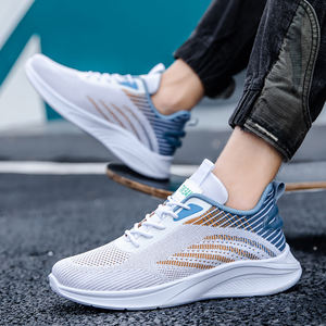 Zapatos deportivos de estilo casual XY para hombre, azadas de malla negra para hombre, Snaker - Product Image 3