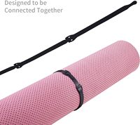 Attache-câbles auto-adhésive double face de 12 mm de large, écologique, réutilisable, en polyester/nylon, pour le rangement au bureau et à la maison