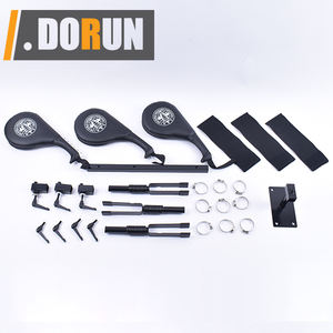 Lot <span class=keywords><strong>de</strong></span> 3 cibles <span class=keywords><strong>de</strong></span> <span class=keywords><strong>frappe</strong></span> en acier et PVC, supports muraux réglables en hauteur, pour <span class=keywords><strong>frappe</strong></span> mains libres, écologiques - Product Image 3