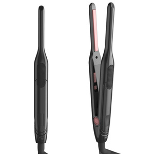 <span class=keywords><strong>Lisseur</strong></span> à cheveux électrique en céramique personnalisé avec affichage de la température LED, fin comme un crayon, pour cheveux courts de type pixie - Product Image 1