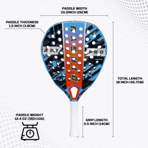 Nueva Pala de Pádel de Fibra de Carbono 18K Personalizable Allu Padel 2025 Fabricada como Raqueta de Tenis de Playa de Primera Calidad - Product Image 6