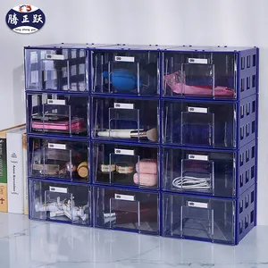 Tengzhengyue Large capacity convenient and durable plastic drawer parts storage box can be used for office supplies storage