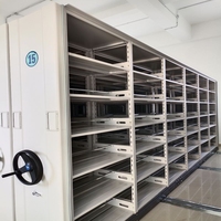 Bibliothèque moderne mobile en métal et acier Meuble d'archives dense pour bibliothèque, bureau, école, salon, chambre à coucher, mobilier pour hôpital