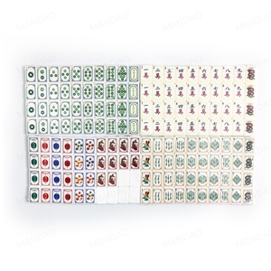 Acrylic Artwork Custom Patterned American <b>Mahjong</b> <b>Set</b> Koi Carp Adult Entertainment Casino Gambling - Product Image 6