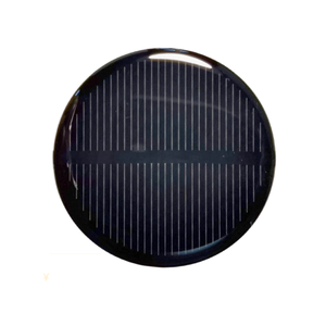 Panneau solaire monocristallin PERC en résine époxy 0,5 V ROHS SD-50 rond 0,3 W 19,5 % d'efficacité 600 mA Chargeur de cellule solaire SUNBOY SOLAR - Product Image 5