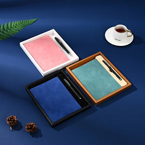 Nouveau design A5, bloc-notes de <span class=keywords><strong>bureau</strong></span> personnalisé en similicuir, logo imprimé UV, reliure collée, cadeaux, carnets - Product Image 2